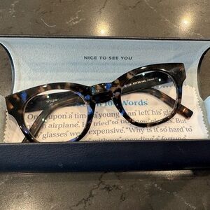 Warby Parker like new Kimball frames. Very sexy! Pop out the lenses + add yours